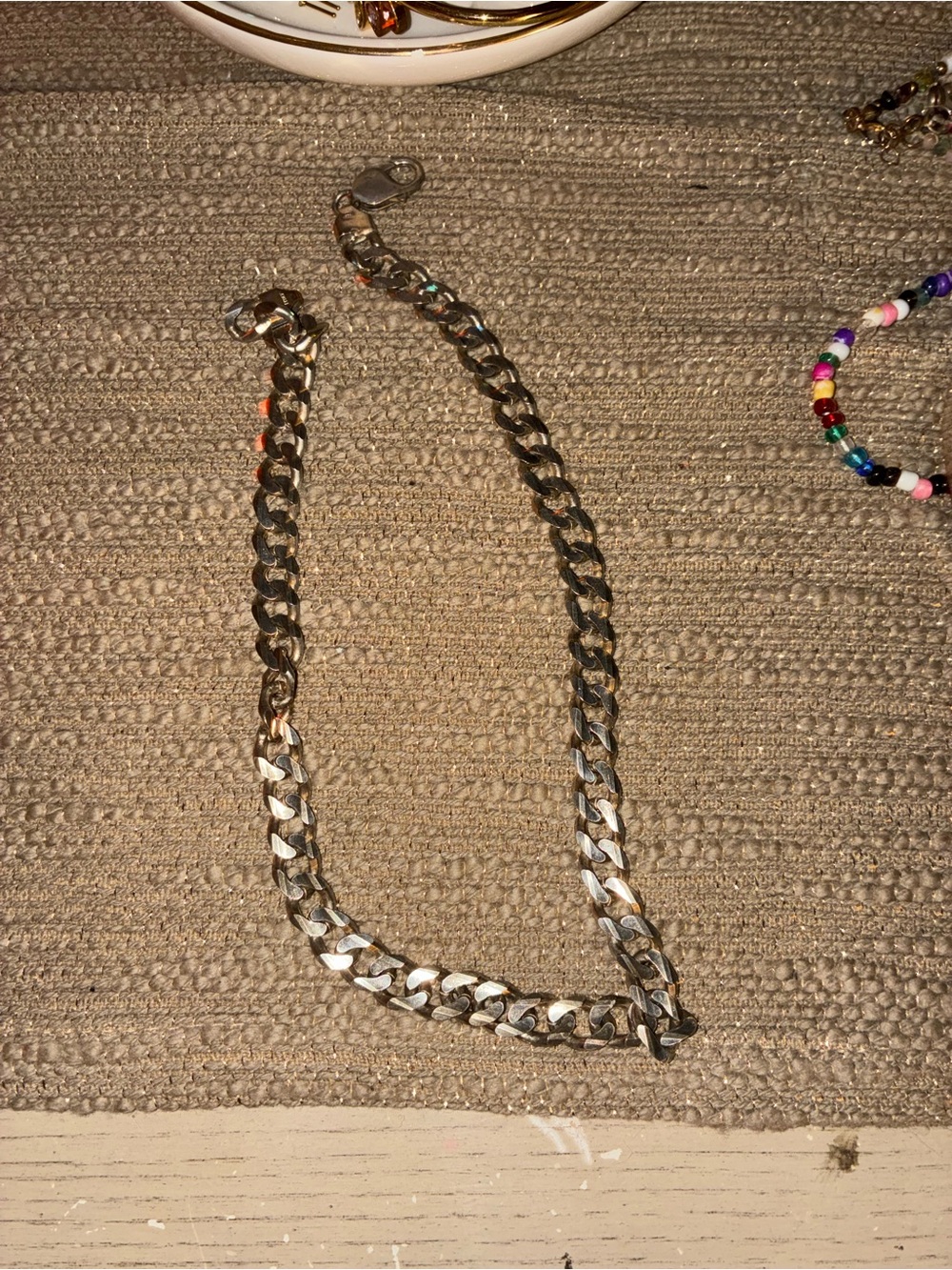 Sterling Silver Curb Chain Necklace - Women Jewelry